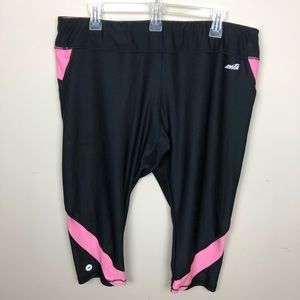 Avia | Black Pink Work Out Capris